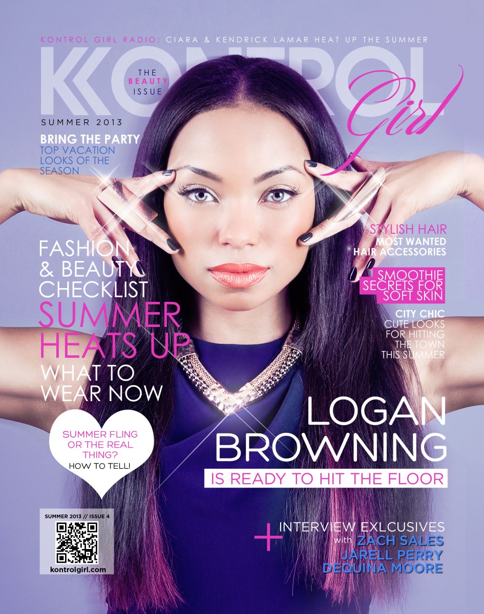 VH1's The Floor Star Logan Browning our new Kontrol Girl Cover | Kontrol Girl Magazine